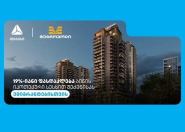 თიბისის და მეტროპოლის სპეციალური შეთავაზება ემიგრანტებისთვის